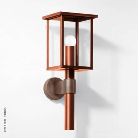 Copper outdoor lights