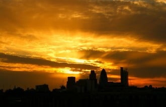Three Reasons Why You Should Move to London - London Skyline & Sunset