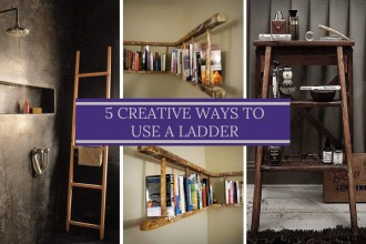 5 Creative Ways To Use A Ladder