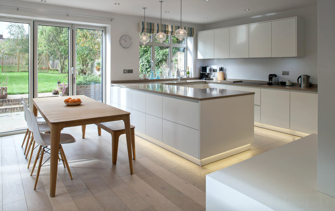 Beat back the shadows with under kitchen LED lighting London