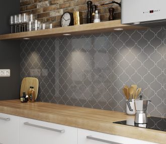 4 Tile Trends To Watch Out For In Spring 2019 - Alhambra Dark Grey Wall Tiles - Image From CrownTiles.co.uk
