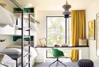 Design Tips: A Teens Bedroom For Sleep, Study And Socialising - Image Via decoraid.com