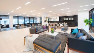 Walls Of wellbeing: Calm Contemporary Office Decor - Image Via Maris-Interiors.co.uk - Gant Office