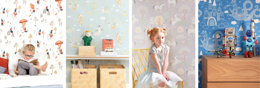 Create A Fairytale-Themed Bedroom For Your Child - Image By WallpaperFromThe70s.com