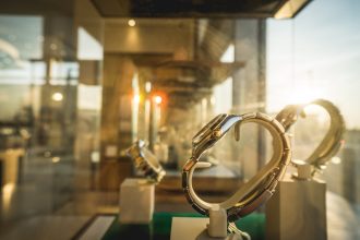 Luxury Watches In Shope Display