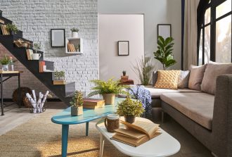 Lounge with corner sofa